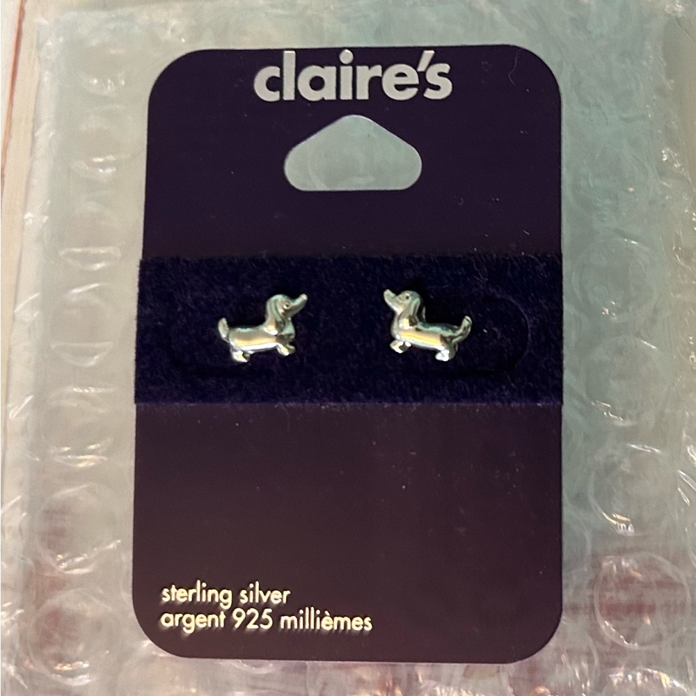 Dachshund Earrings NEW, and Dog sign combo!
